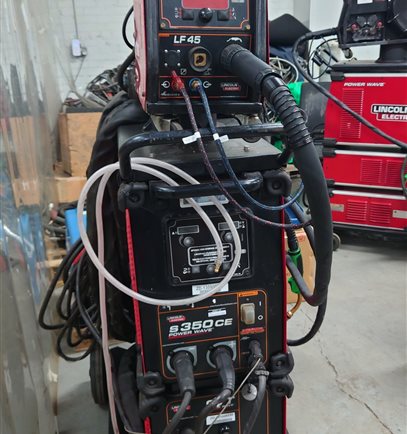 Lincoln S350 Powerwave MIG Welder with STT Module